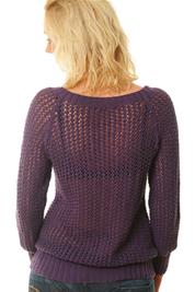 2197BC BLUSE MED HULMØNSTER