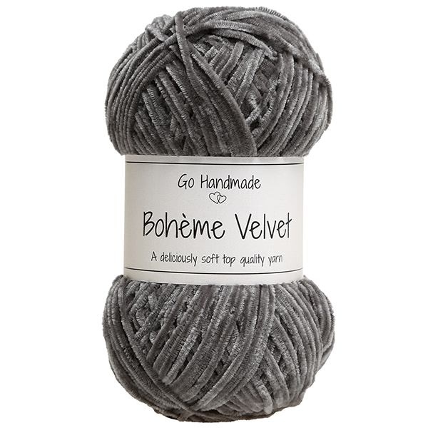 Go Handmade Bohème Velvet Fine 17605 Mørkegrå