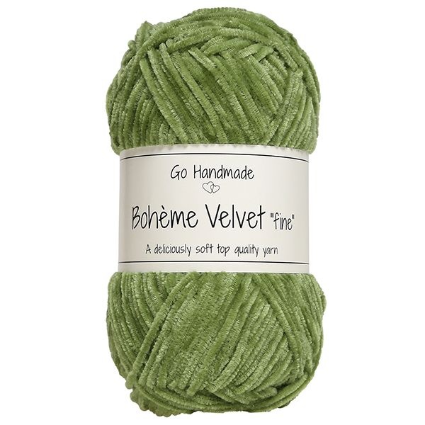 Go Handmade Bohème Velvet Fine 17616 Periodot grøn