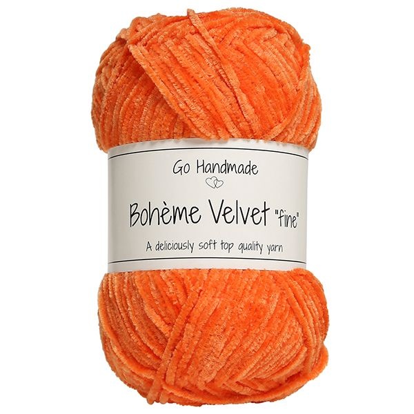 Go Handmade Bohème Velvet Fine 17618 Varm orange