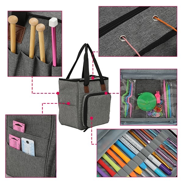 Garntaske    Rektangulær