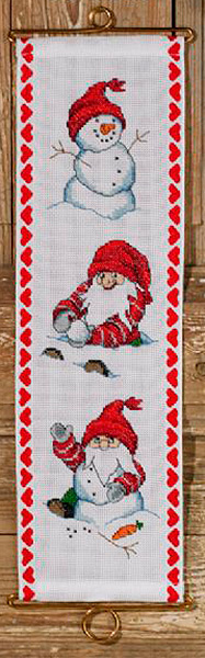 Broderikit Leg i sneen