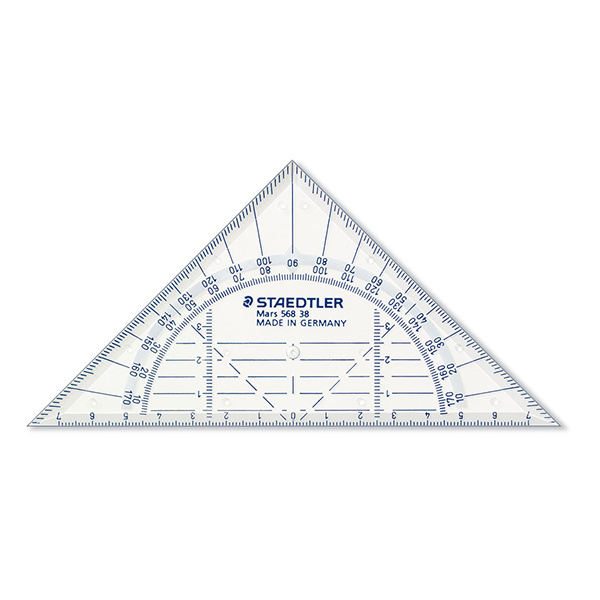 STAEDTLER Mars Geometritrekant 16 cm