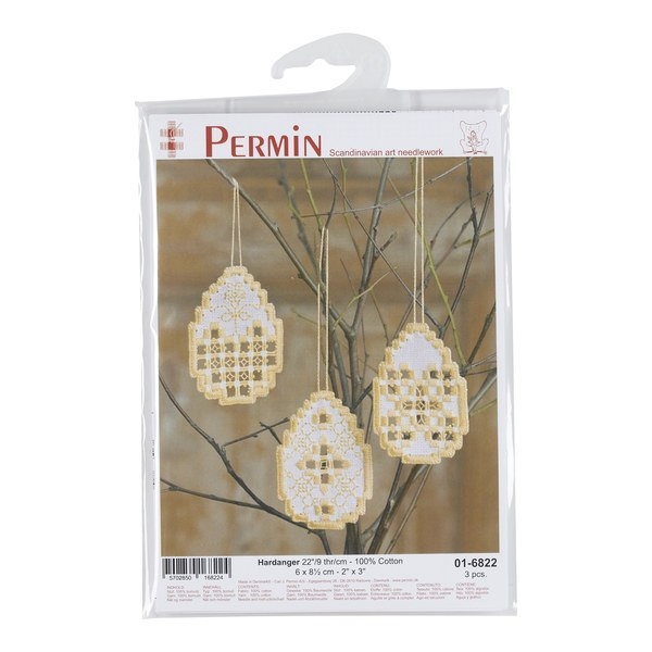 Kirjontasarja Easter Hardanger, 3 kpl