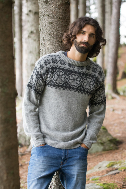 DG406-14 Q-Symre villapaita harmaa