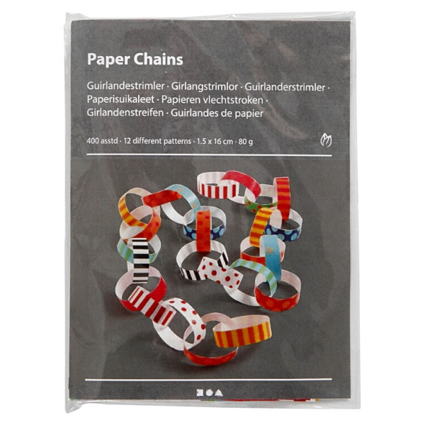 Guirlandestrimler med print