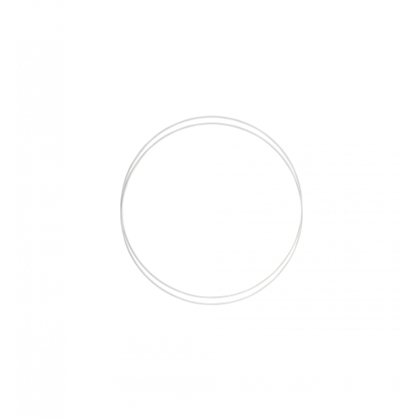 Metalring Hvid 2 stk 15 cm