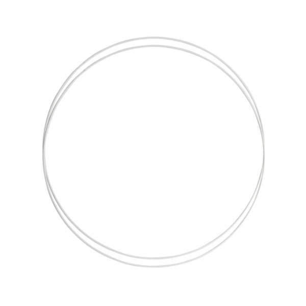 Metalring Hvid 2 stk 25 cm