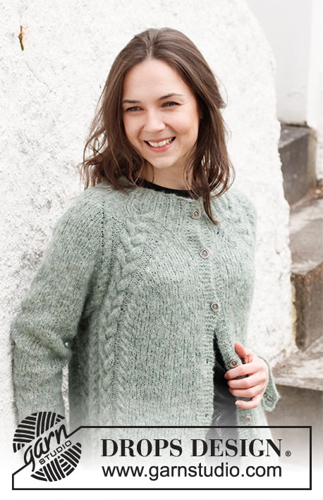 215-2 Climbing Ivy Cardigan by DROPS Design