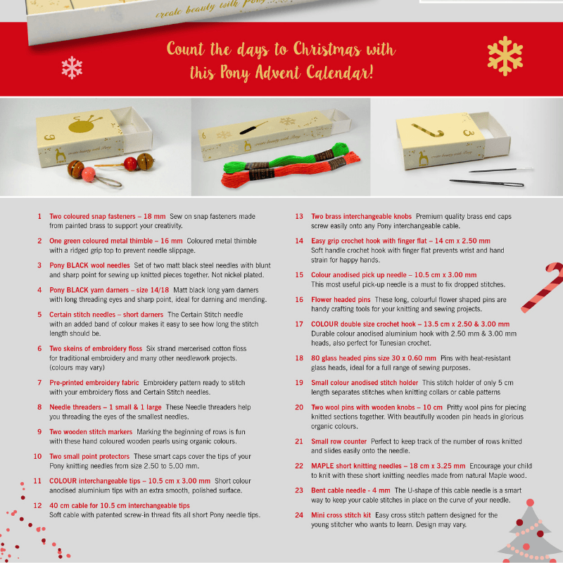 PONY joulukalenteri