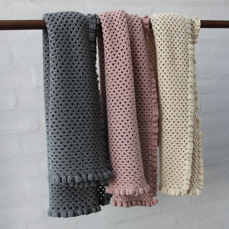 Go Handmade Blondetæppe