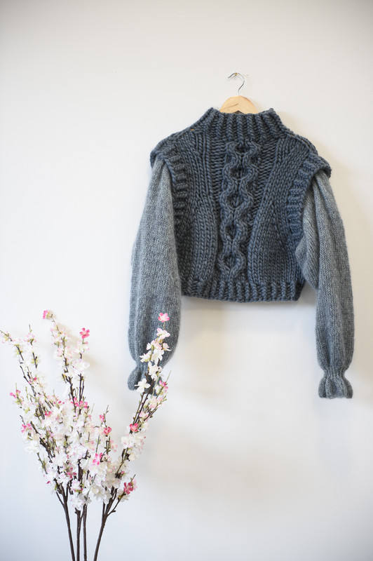 MD57 Løse ærmer i Mayflower Kid Silk