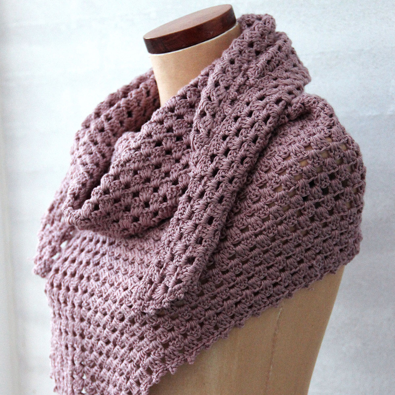 Go Handmade Granny Sjal Musetakkekant