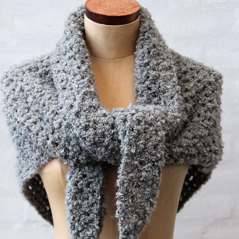 Go Handmade Granny Sjal Curly