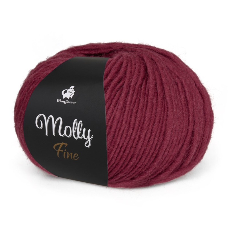 Mayflower Molly hieno 05 Viininpunainen