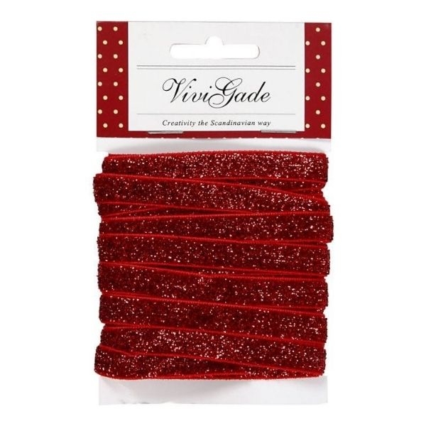 Dekorationsbånd glitter