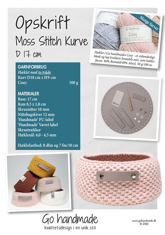 Go Handmade Moss Stitch Kurve i Cosy