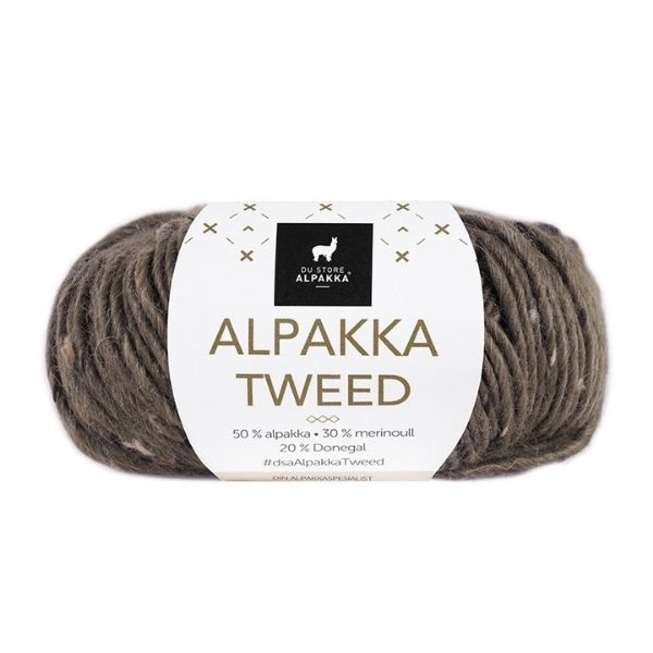 Du Store Alpakka Tweed 112 Ruskea