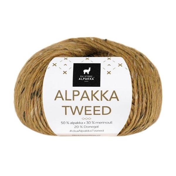 Du Store Alpakka Tweed 130 Sinappi