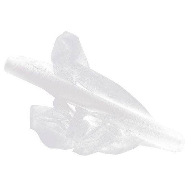 Polyester Tyl, 5 m Hvid