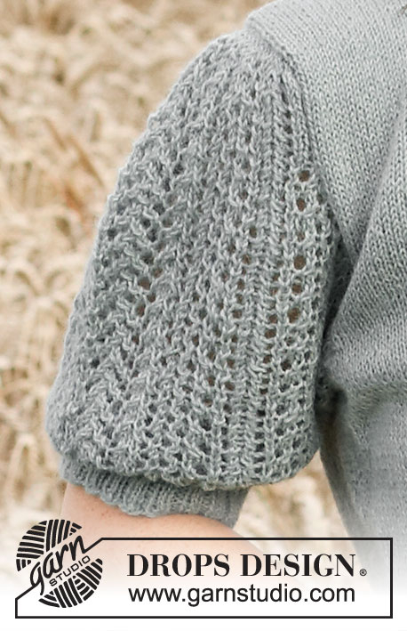 220-22 Mint Breeze Jacket by DROPS Design