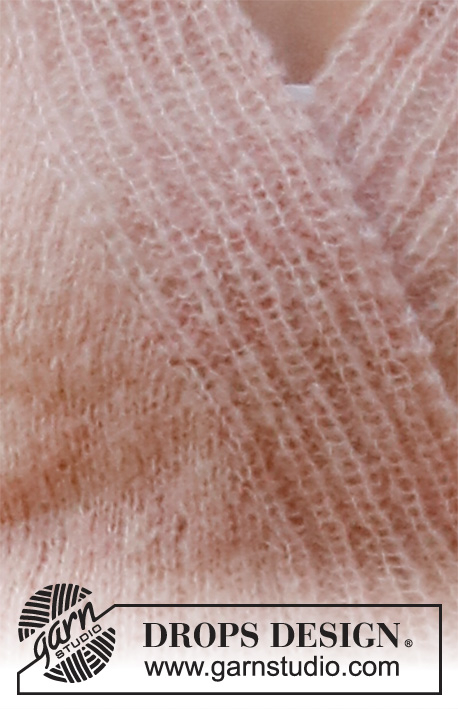 222-8 Peaches and Cream Jacket by DROPS Design