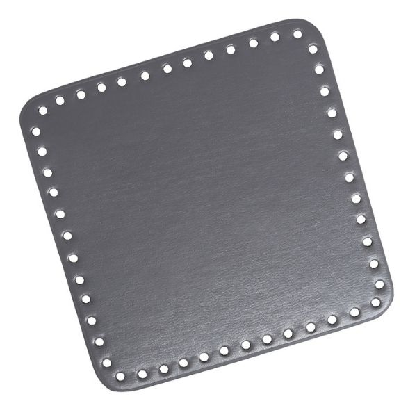 Go Handmade Taske/kurvebase 18 x 18 cm grå