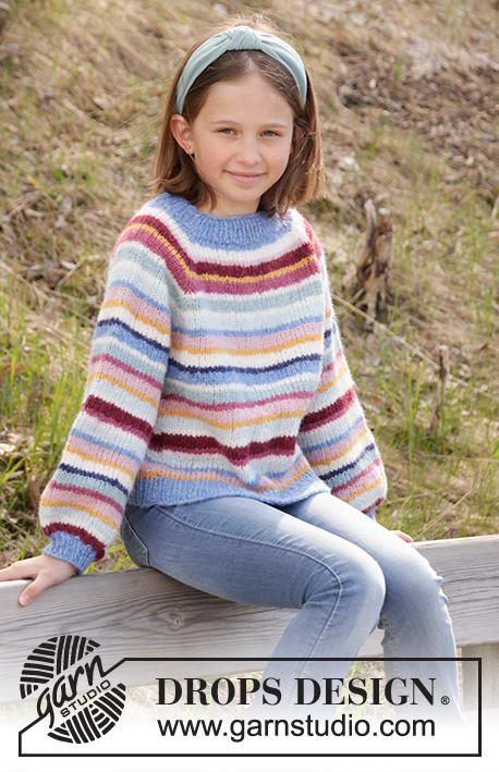 34-22 Happy Stripes by DROPS Design