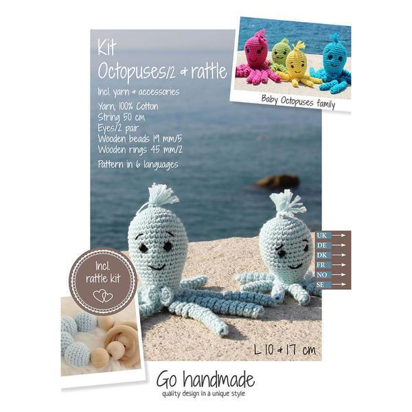 Go Handmade Hæklekit Blæksprutter og rangle