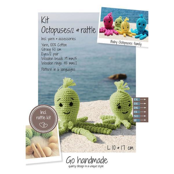 Go Handmade Hæklekit Blæksprutter og rangle