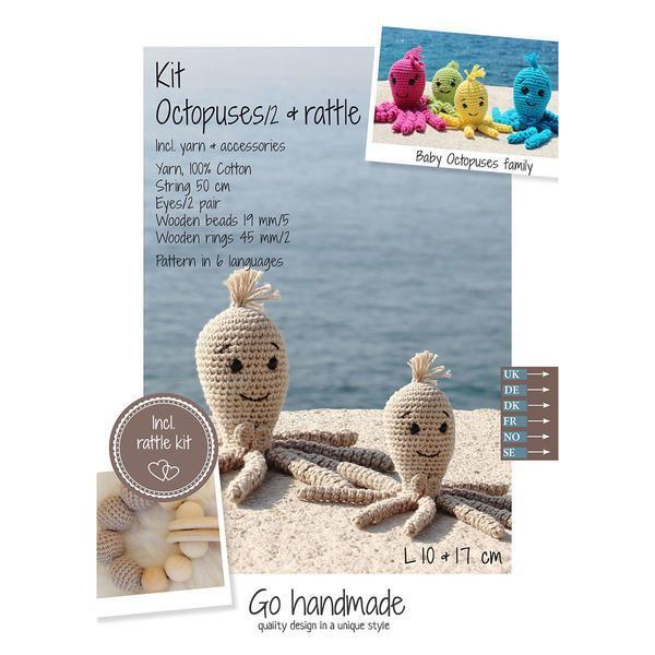 Go Handmade Hæklekit Blæksprutter og rangle