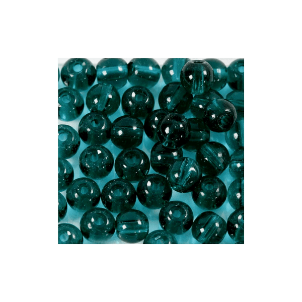 Glasperler 4mm, 45 stk