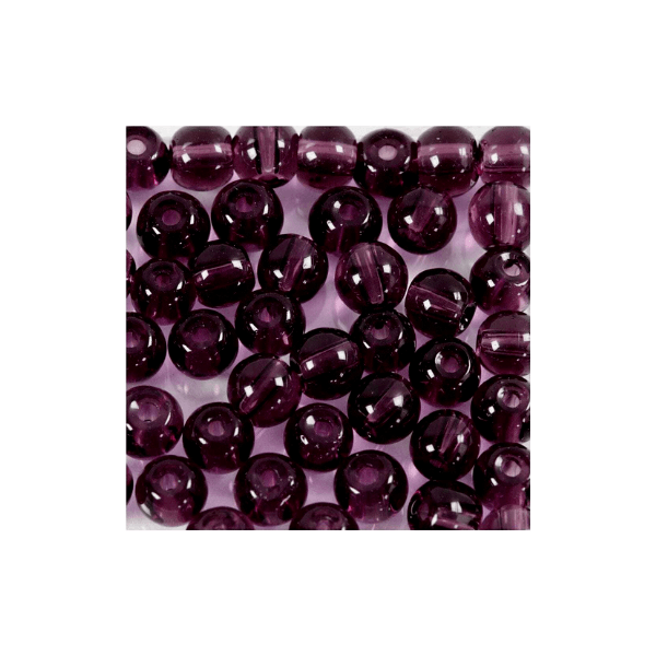 Glasperler 4mm, 45 stk