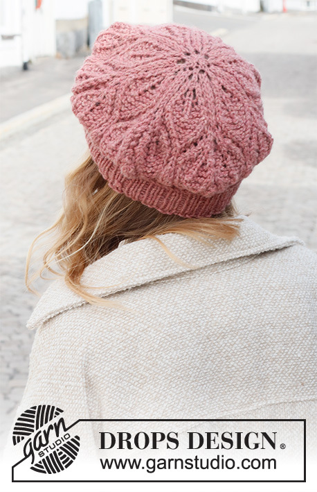 225-14 tyylikkäät terälehdet DROPS Designilta