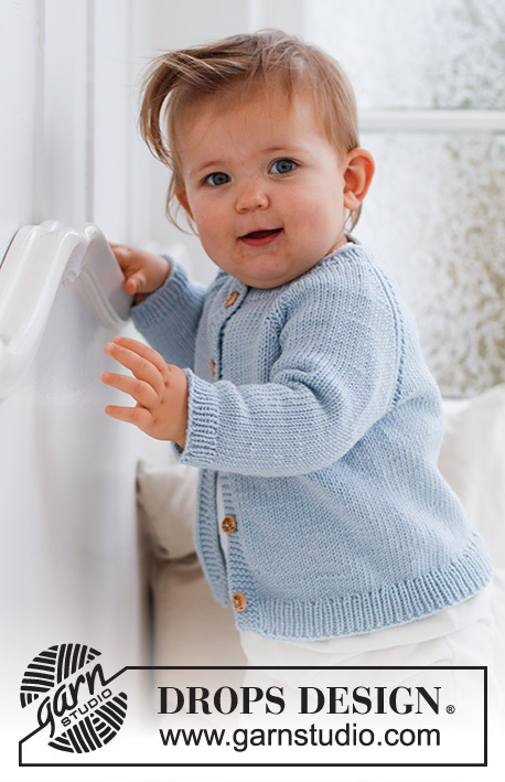 42-6 Dream in Blue Cardigan DROPS Designilta