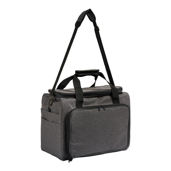 Garntaske stor, mørkegrå