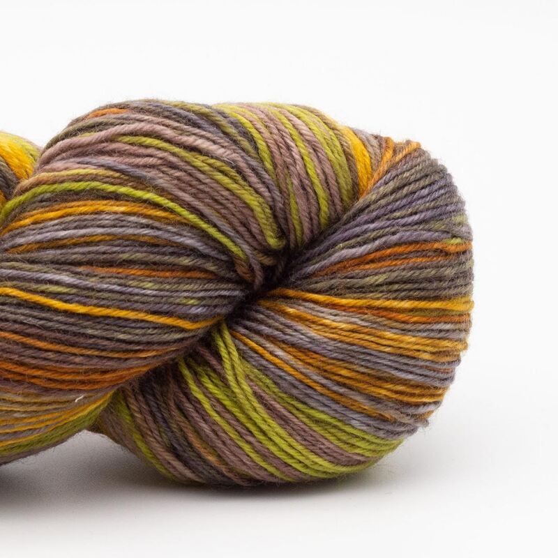 Kremke Soul Wool Lazy Lion 001 INdian Summer self-striping