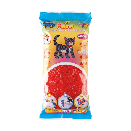 Hama Midi Helmet, Läpinäkyvä, 6000 kpl