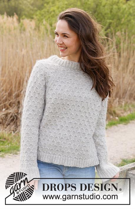 236-6 Northern Mermaid Sweater by DROPS Design