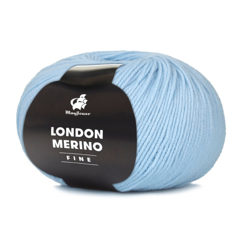 Mayflower London Merino Fine 034 Pastellinsininen