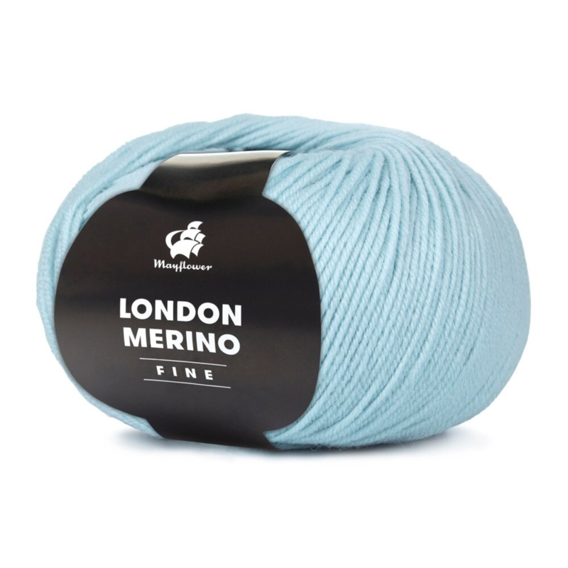 Mayflower London Merino Fine 021 Vaalea akvamariini