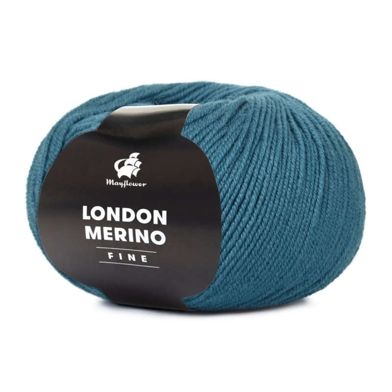 Mayflower London Merino Fine 022 Öljynsininen
