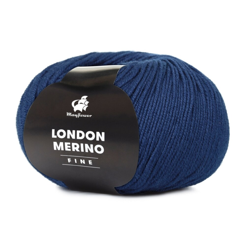 Mayflower London Merino Fine 030 Laivastonsininen