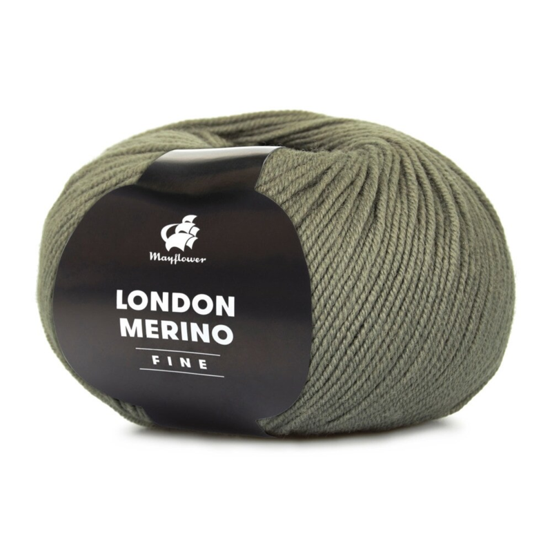 Mayflower London Merino Fine 026 Pölyinen oliivi