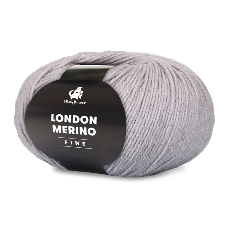 Mayflower London Merino Fine 036 Vaaleanharmaa