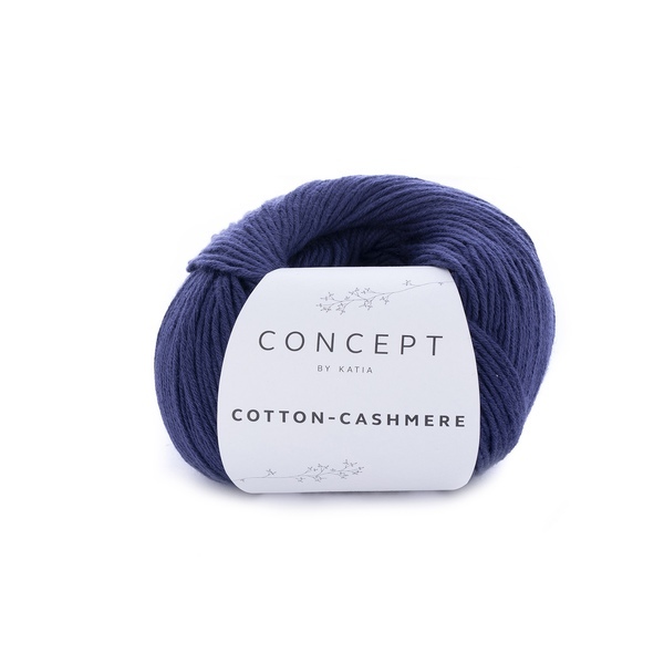 Katia Cotton-Cashmere 62 Tummansininen