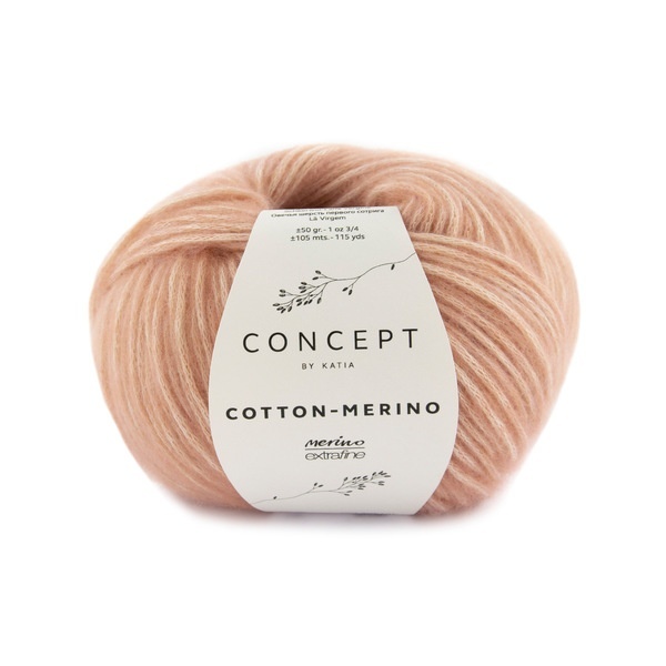 Katia Cotton-Merino 137 Keskikokoinen ruusu
