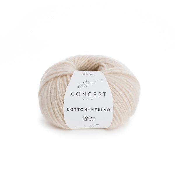 Katia Cotton-Merino 101 Vaalea beige