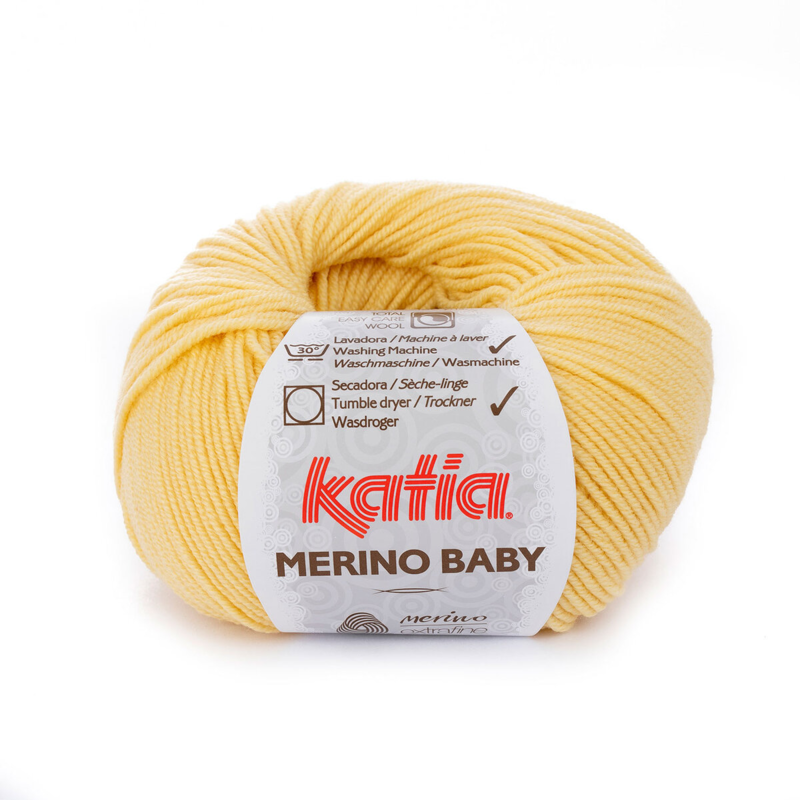 Katia Merino Baby 037 Keltainen