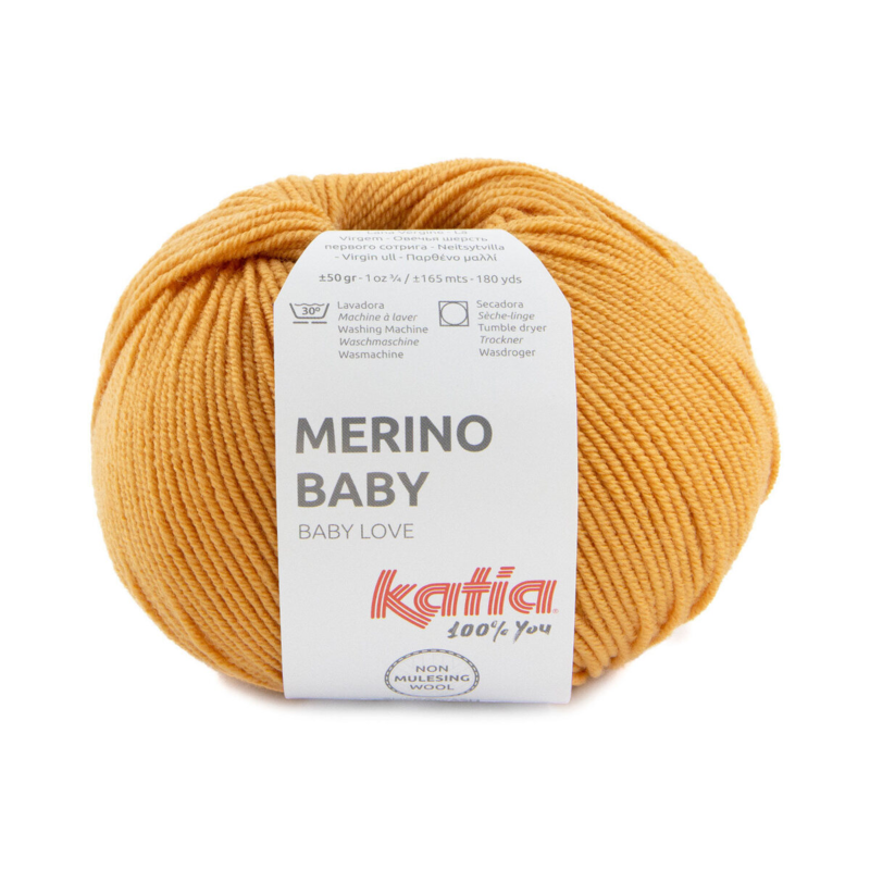 Katia Merino Baby 151 Pastellioranssi